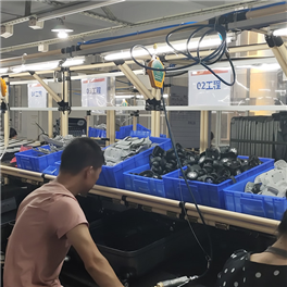 Box packing with lean line