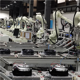 Non standard automatic assembly line